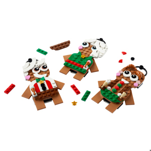 Lego Gingerbread Ornaments 40642